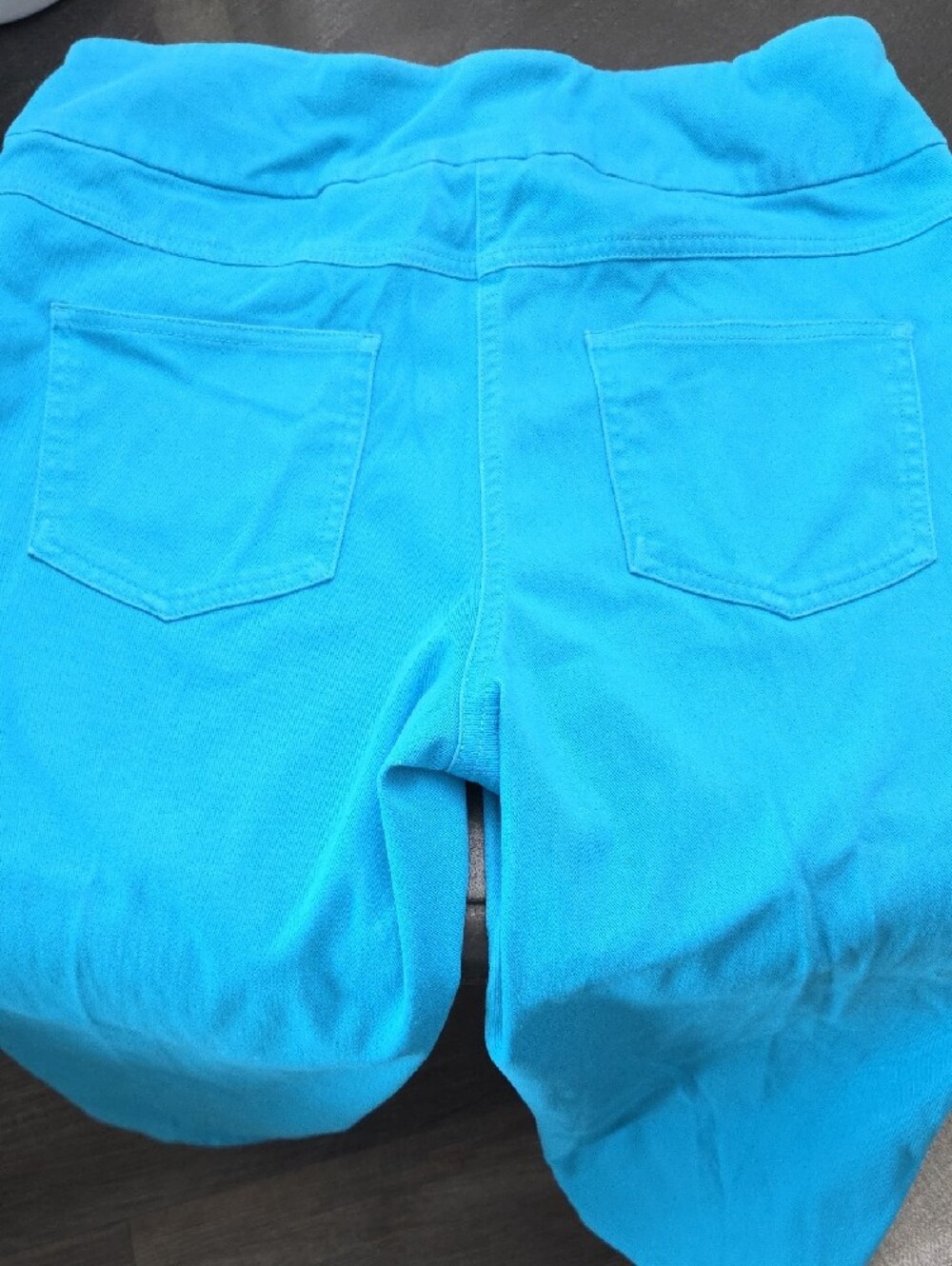 Ruby Rd. Bright Turquoise Pants - Picture 4 of 4